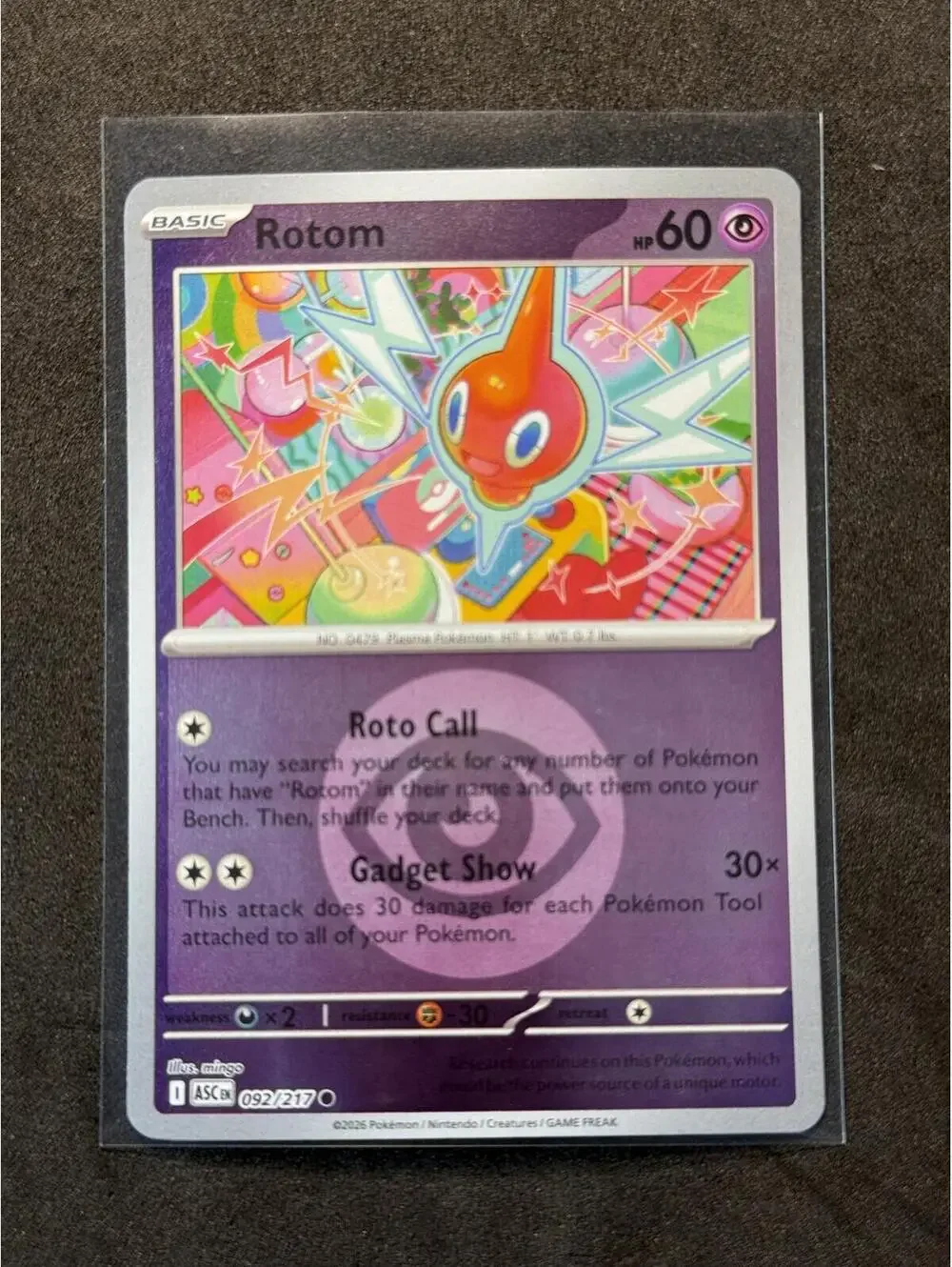 Rotom 029/217 Reverse Holo Cosmic Eclipse
